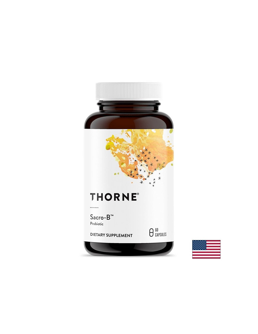 Saccharomyces bullardi Sacro-B™ Probiotic, 5 miliarde de probiotice active x 60 capsule