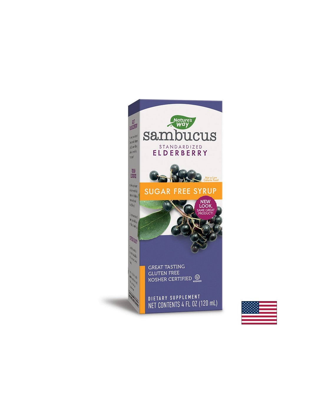 Sambucus Sirop fără zahăr 120 ml - 120 ml