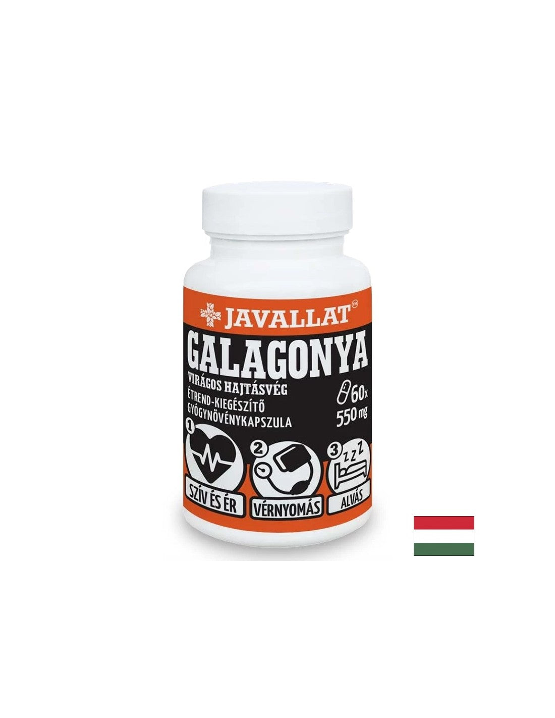 Sistem cardiovascular - Păducel (frunze și flori), 550 mg x 60 capsule