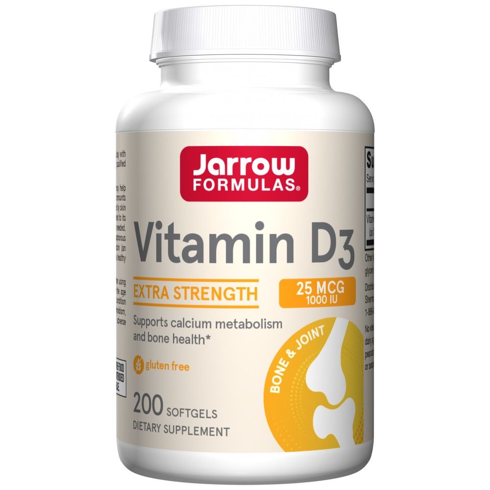 Vitamina D3 1000 UI - 200 capsule de gel