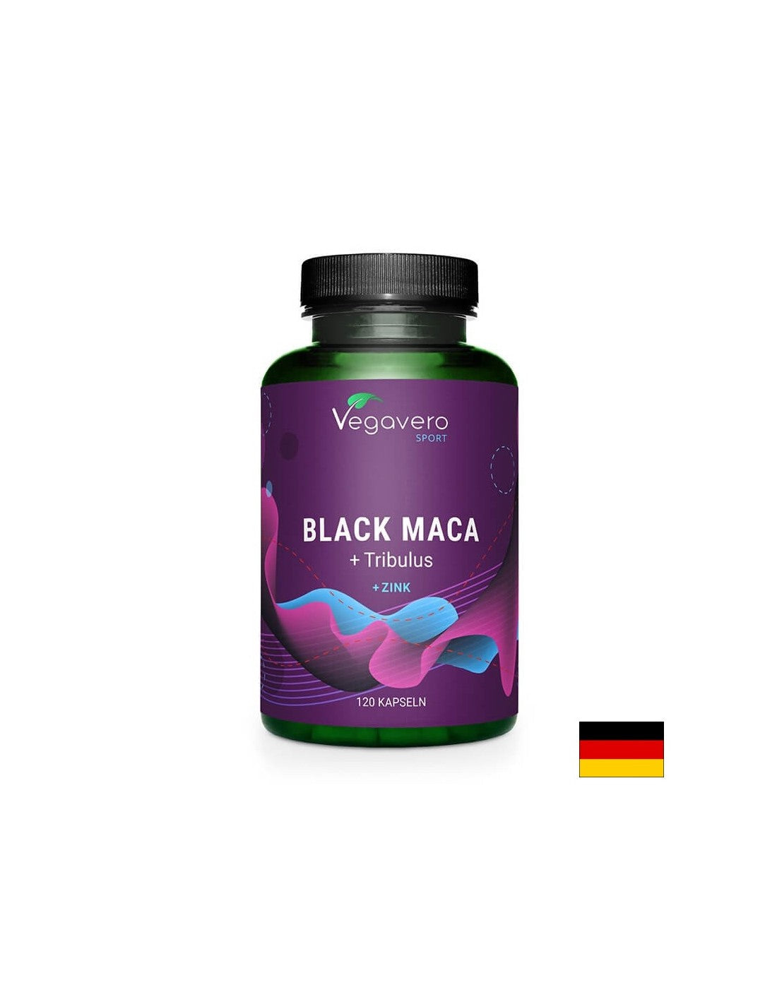 Funcție sexuală - Black Maca + Tribulus Terrestris, 120 capsule Vegavero