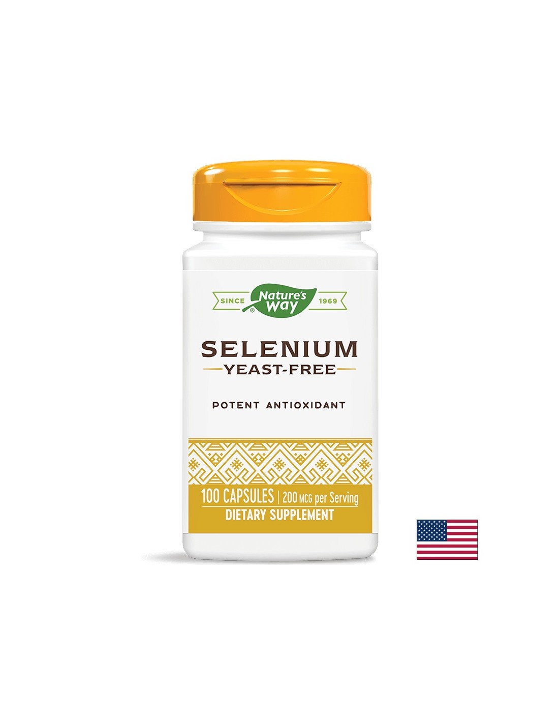 Seleniu - Seleniu 200 mcg, 100 capsule Nature's Way