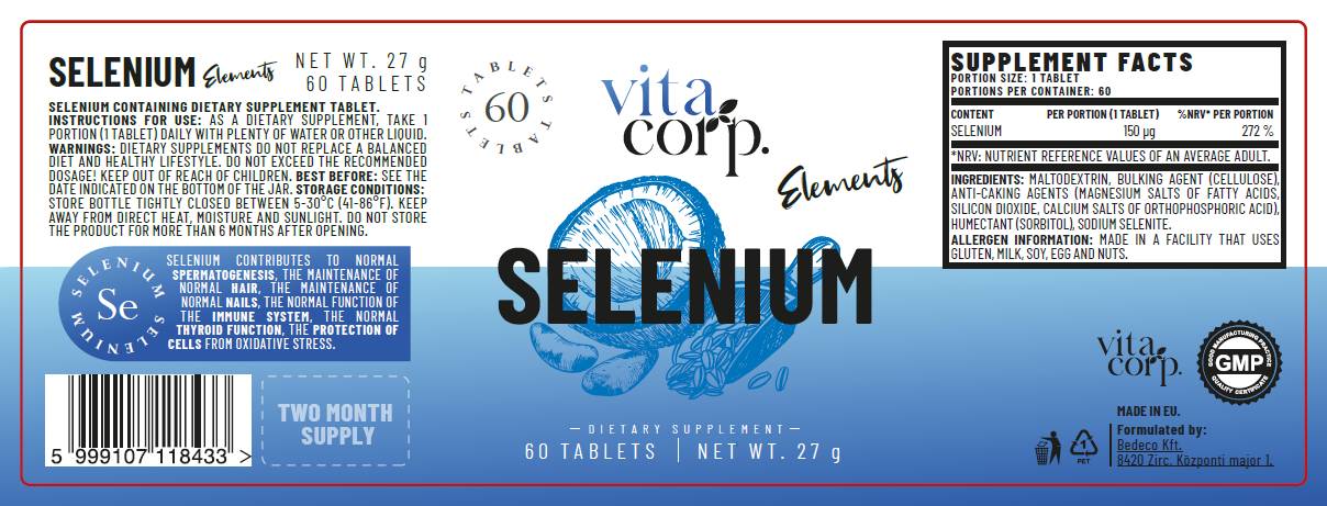 Seleniu 150 mcg - 60 comprimate