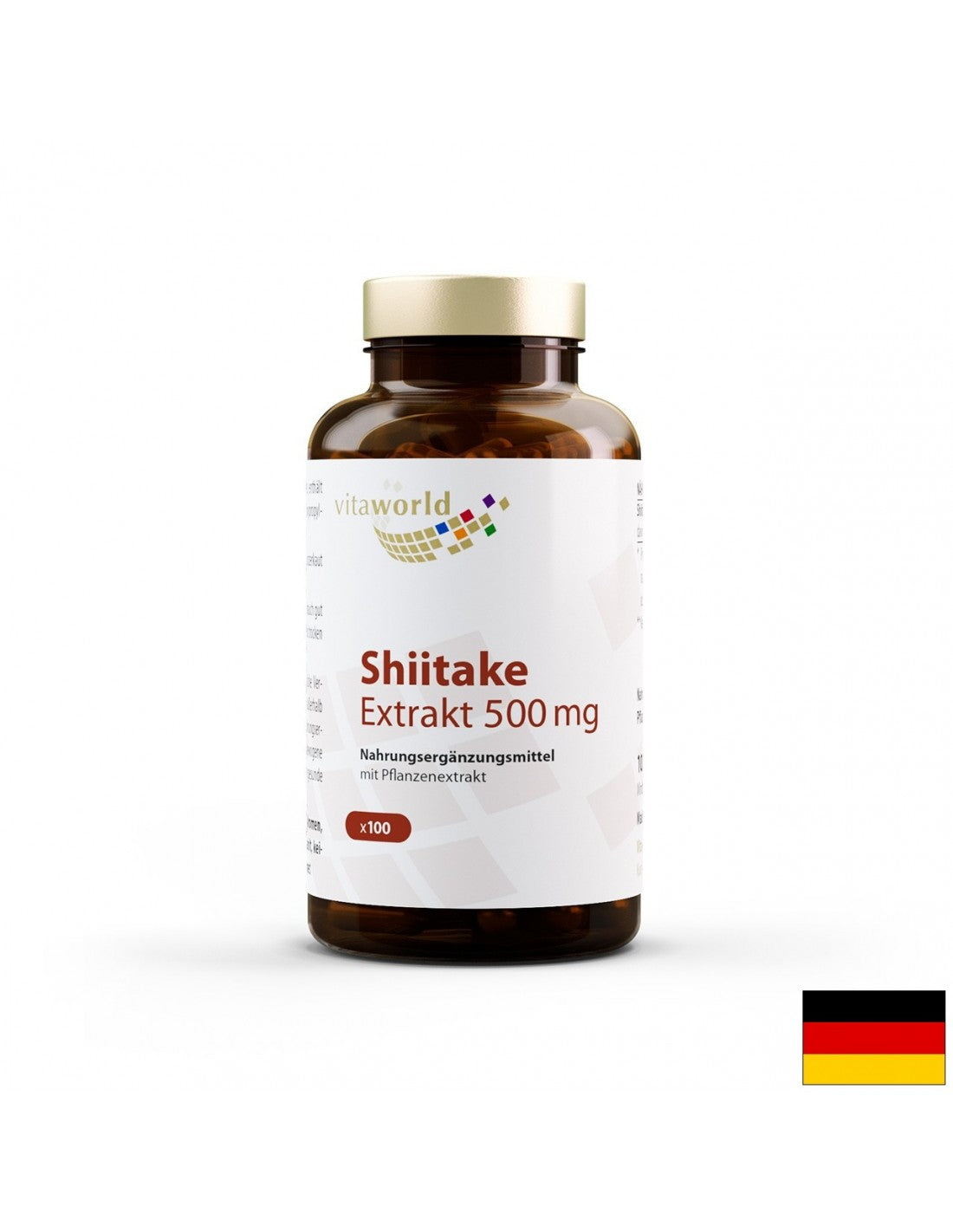 Extract Shiitake 500 mg, 100 capsule