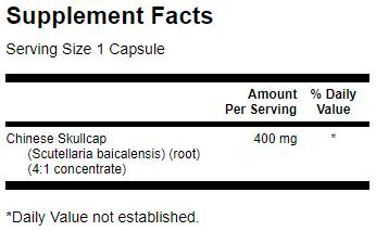 Full-Spectrum Chinese Skullcap 400 mg - 90 capsule
