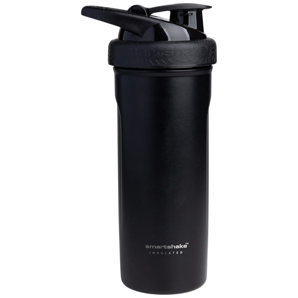 Agitator inteligent din oțel izolat | Negru - 750 ml