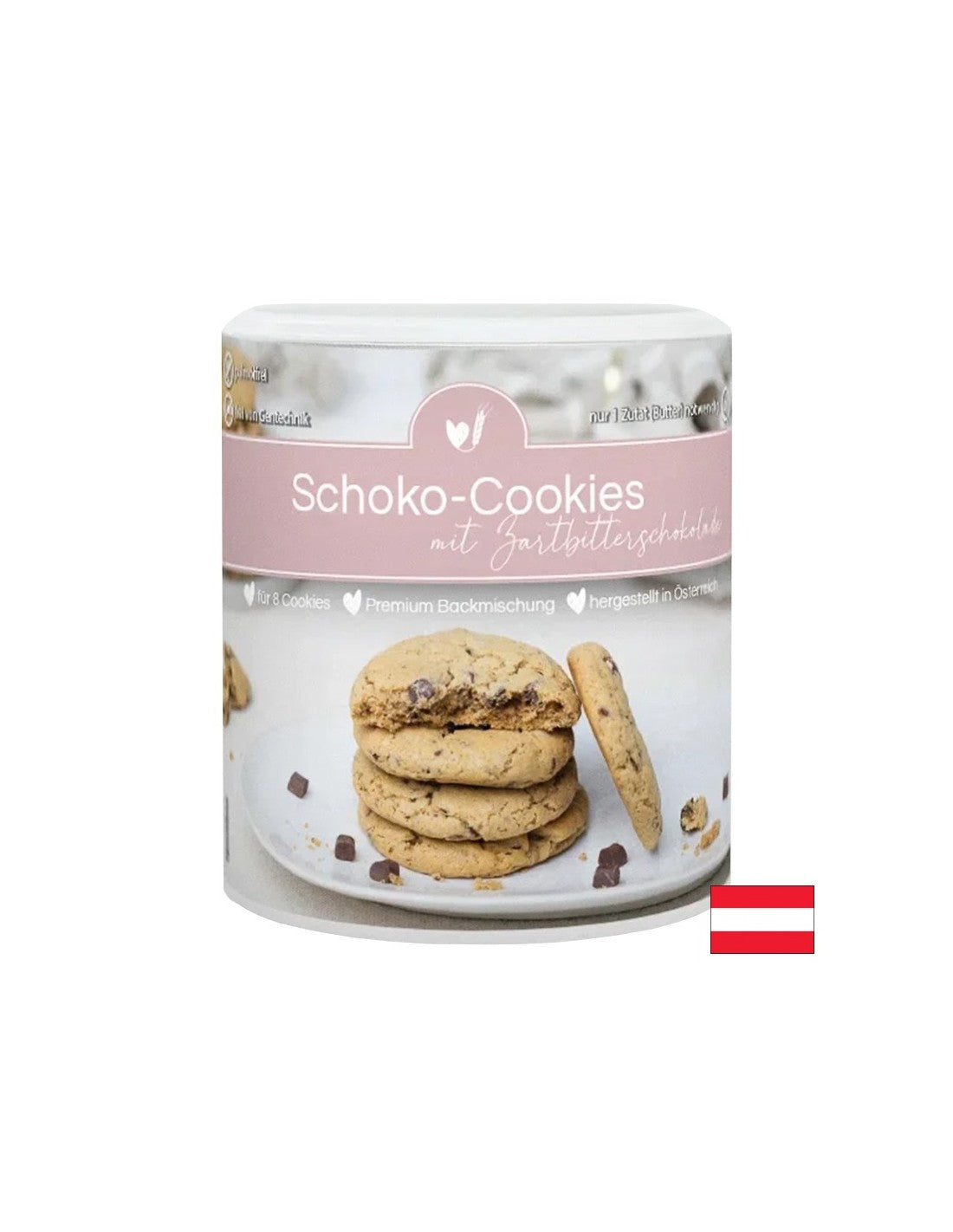 Mix pentru copt fursecuri cu ciocolată și ciocolată neagră, 327 g