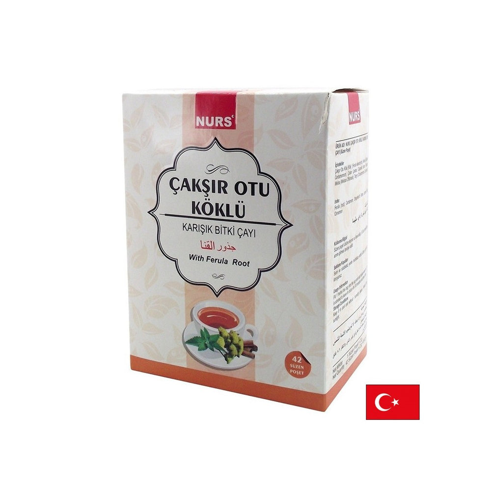 Ceai mixt din plante cu rădăcină de ferulă - energie și potență masculină, 42 de pliculețe de filtru