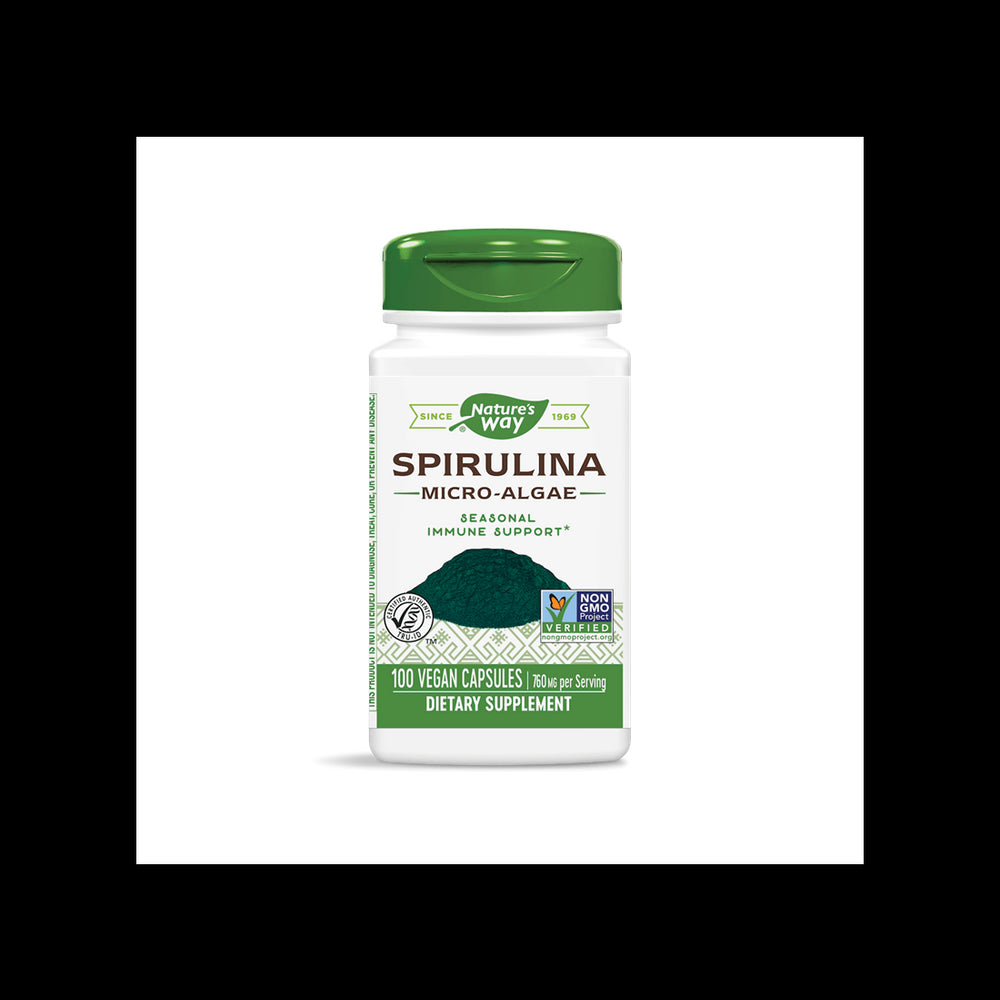 Spirulina 380 mg - 100 capsules - Nutra Best Europe