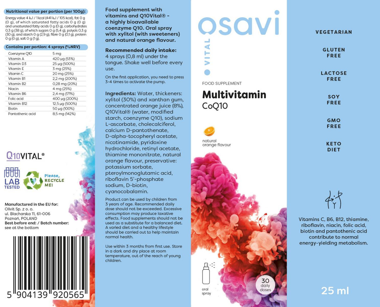 Multivitamine CoQ10 | Oray Spray - 25 ml
