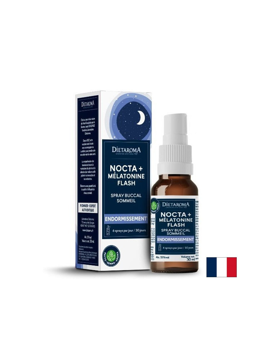 Spray de somn (cu tei, mac și melatonină), 30 ml
