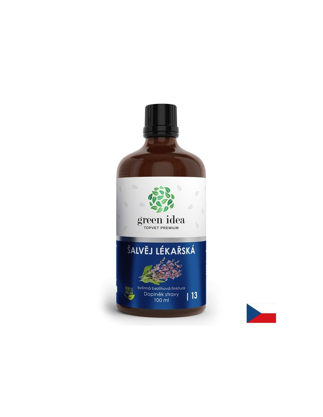 Împotriva transpirației nedorite și a menopauzei - Salvie (tinctură de salvie), fără alcool, 100 ml