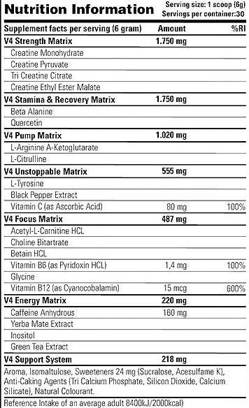 RUSH V4 - 180 de grame