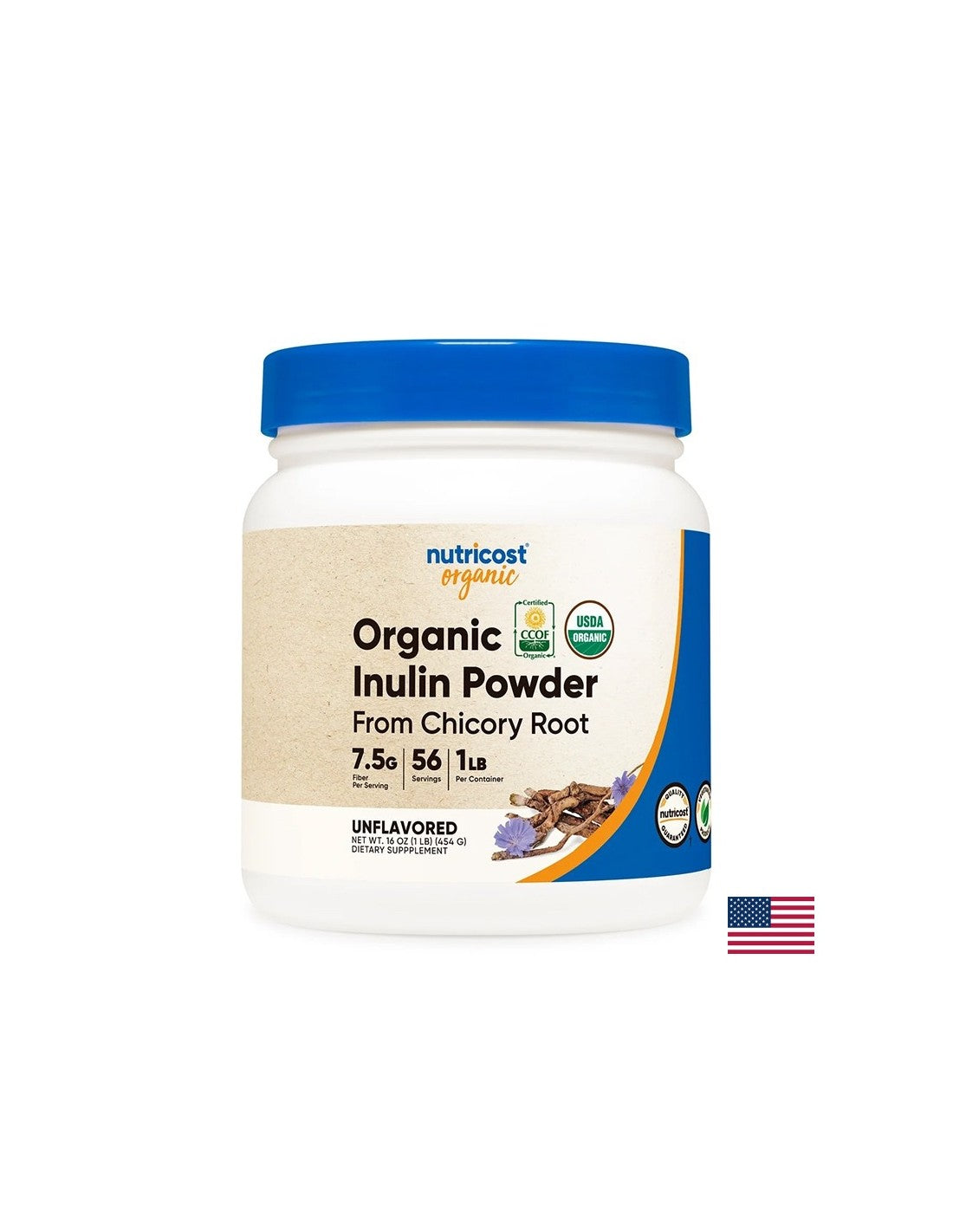 Tract gastrointestinal - Inulina (organica), 454 g pulbere