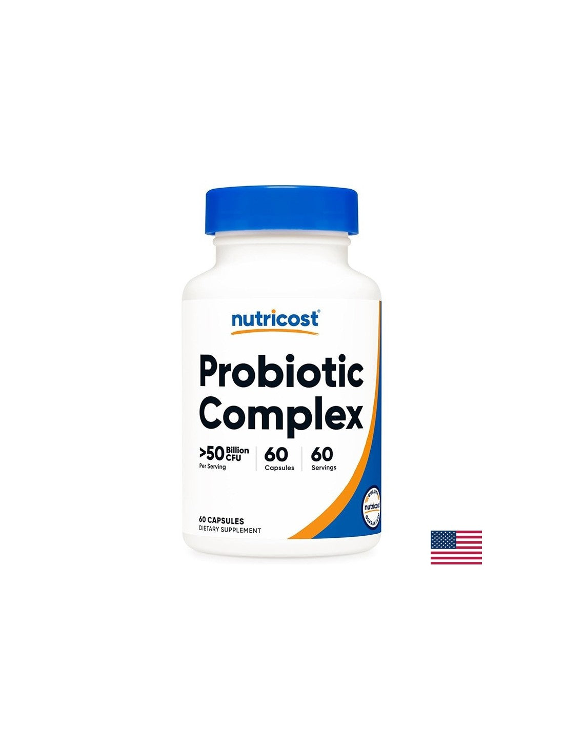 Sănătate gastrointestinală și imunitate puternică - Complex probiotic, 50 de miliarde de probiotice active x 60 de capsule