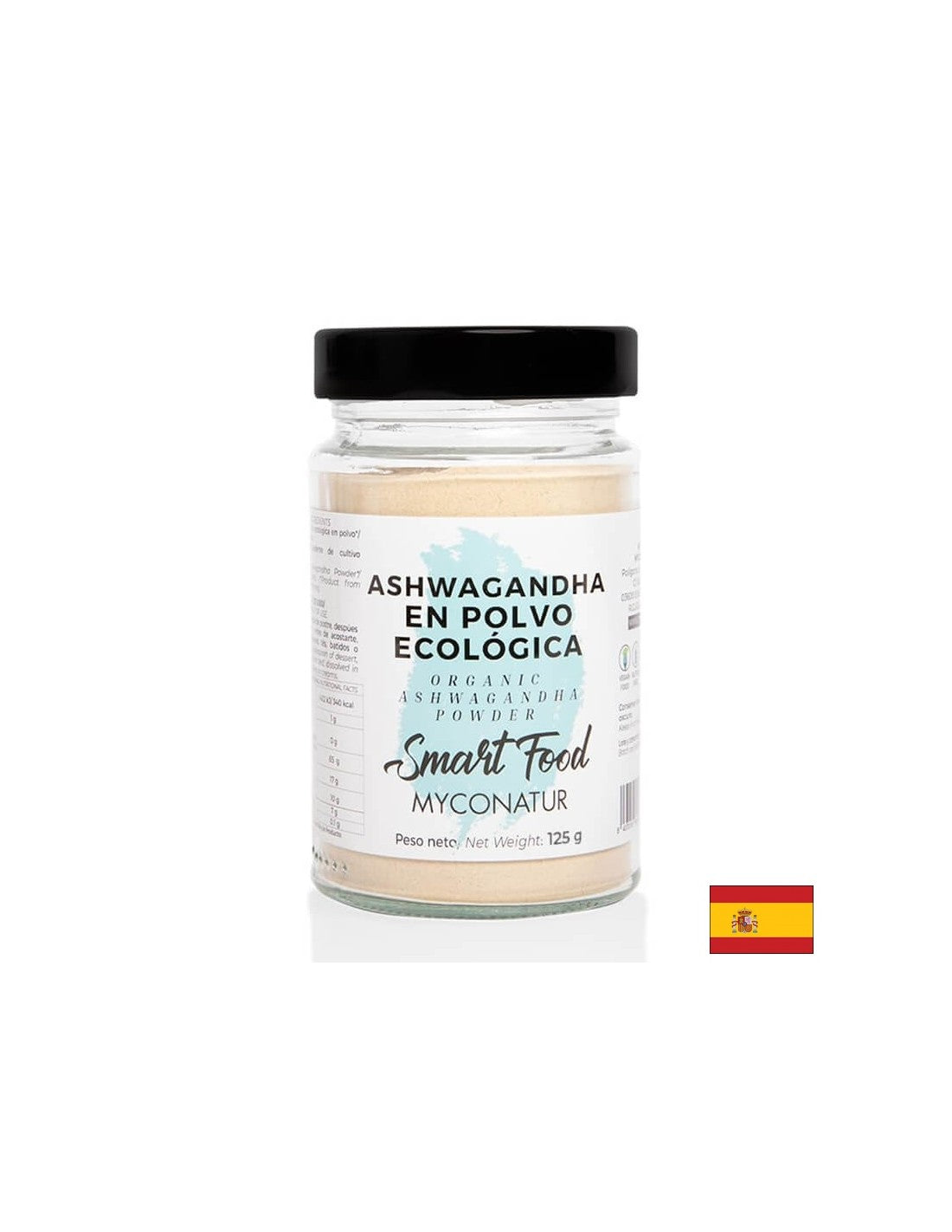 Ashwagandha en polvo, Bio - Pudră organică de Ashwagandha, 150 g Myconatur