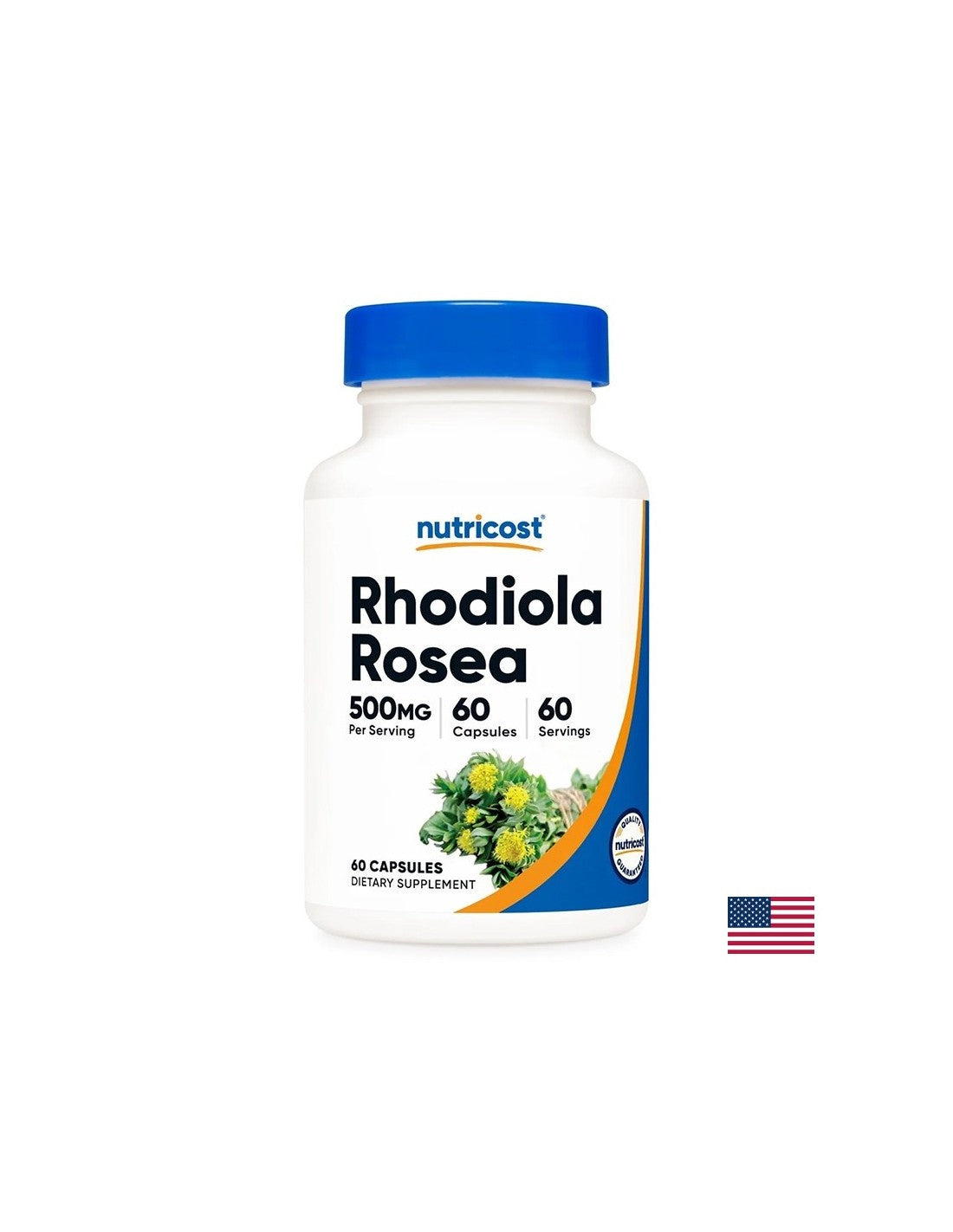 Stres și bună dispoziție - Rădăcină de aur - Rhodiola Rosea, 60 capsule