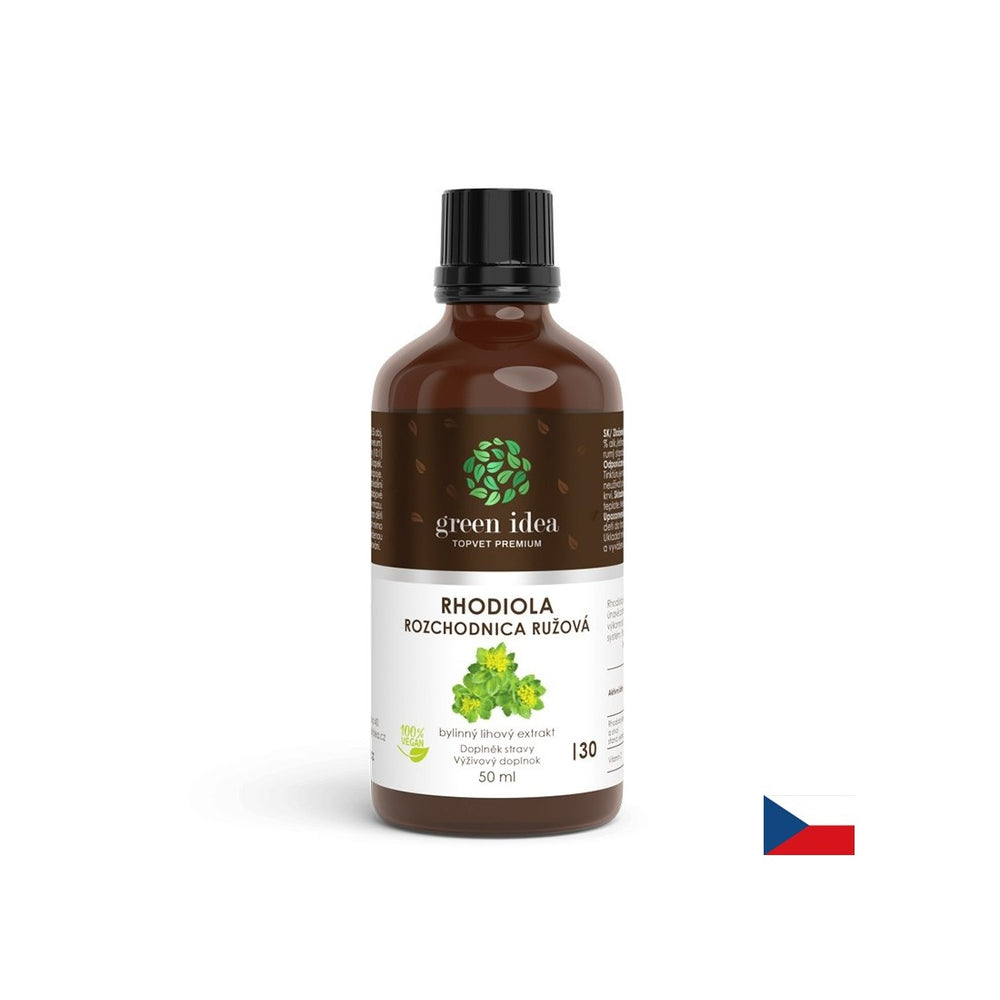 Stres și bună dispoziție - Rădăcină aurie + vitamina C, tinctură de 50 ml