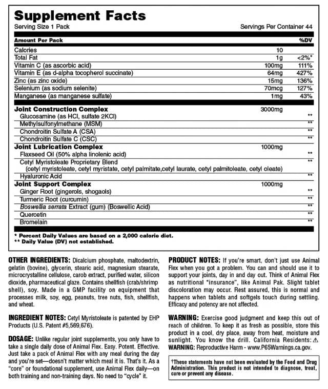 Animal Flex - 44 pachete