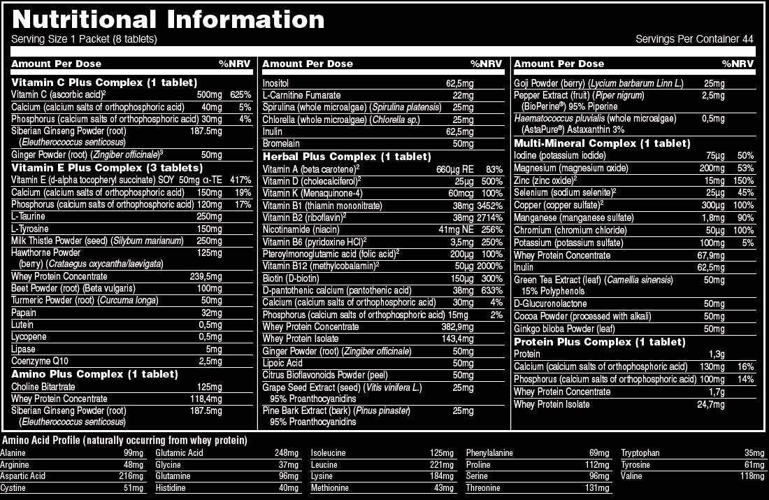 Animal Pak - 44 de pachete
