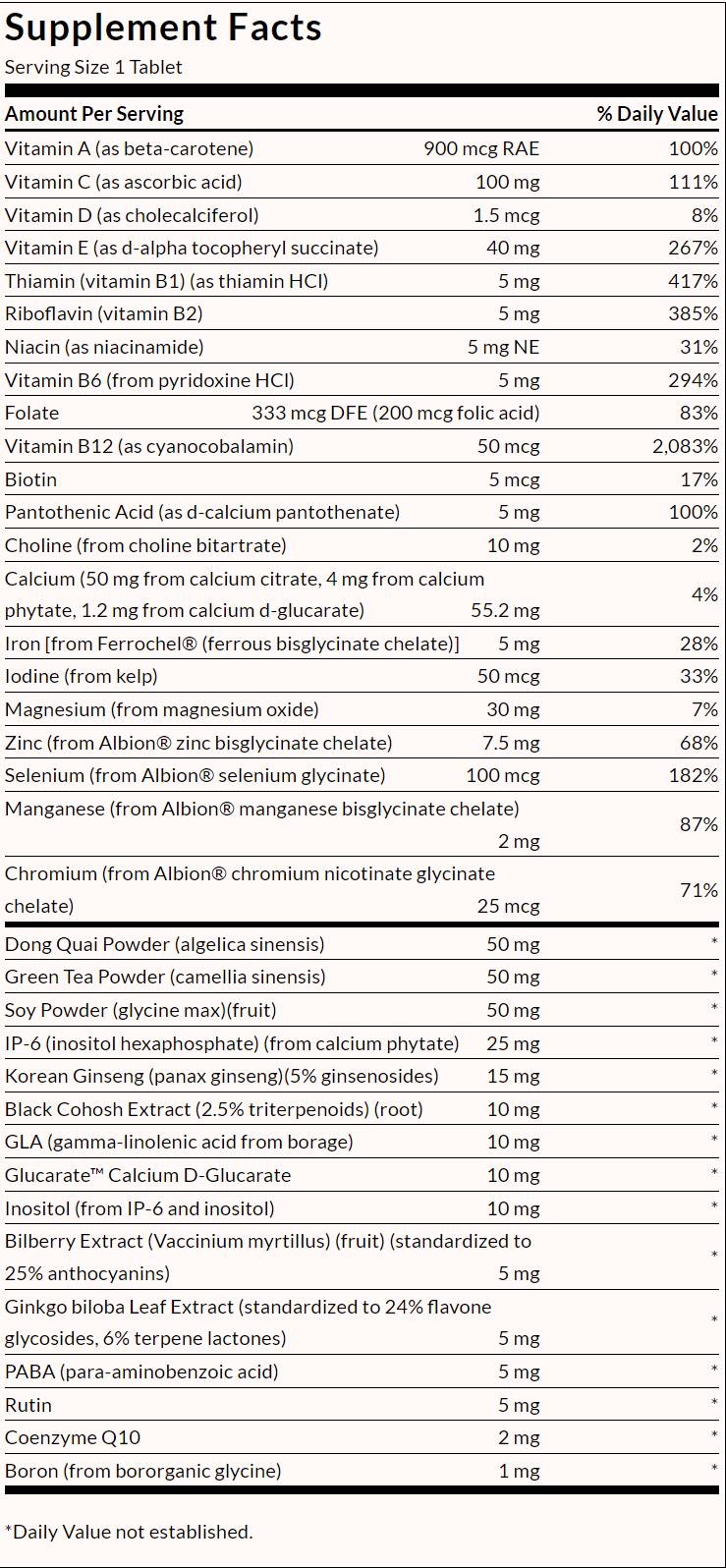 Suport multi-hormonal pentru femei - 90 de tablete
