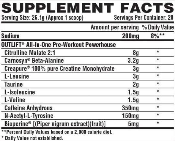 OUTLIFT - 496-510 grame
