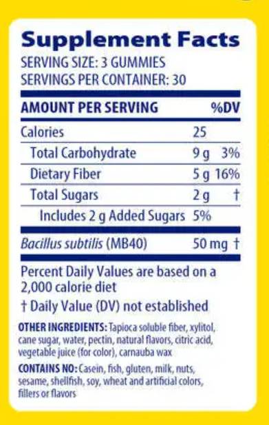 Gumii Fiber+ - 90 de gumii