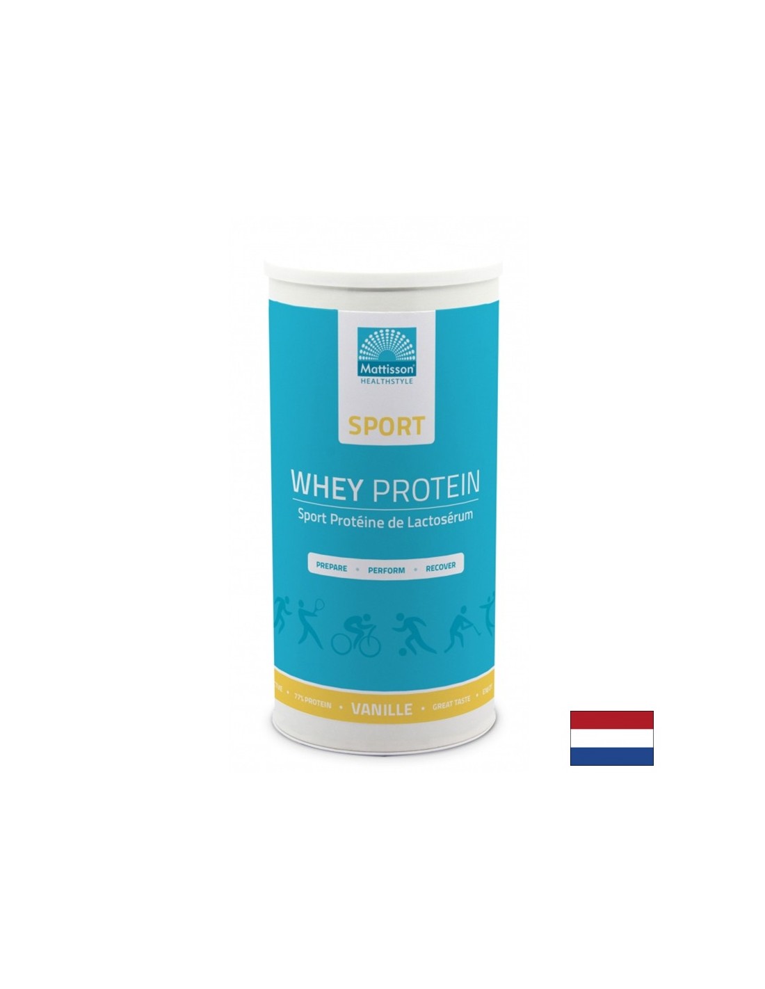 Proteine din zer - Sport Whey Protein, 450 g pudră cu aromă de vanilie
