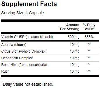 Formula Ultra C 250 capsule