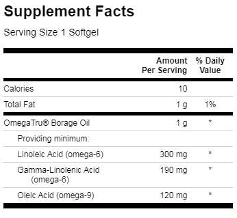 Ulei de borage 60 capsule de gel