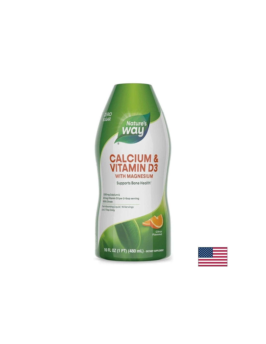 Calciu și Vitamina D3/ Calciu și Vitamina D3 x 480 ml Nature's Way