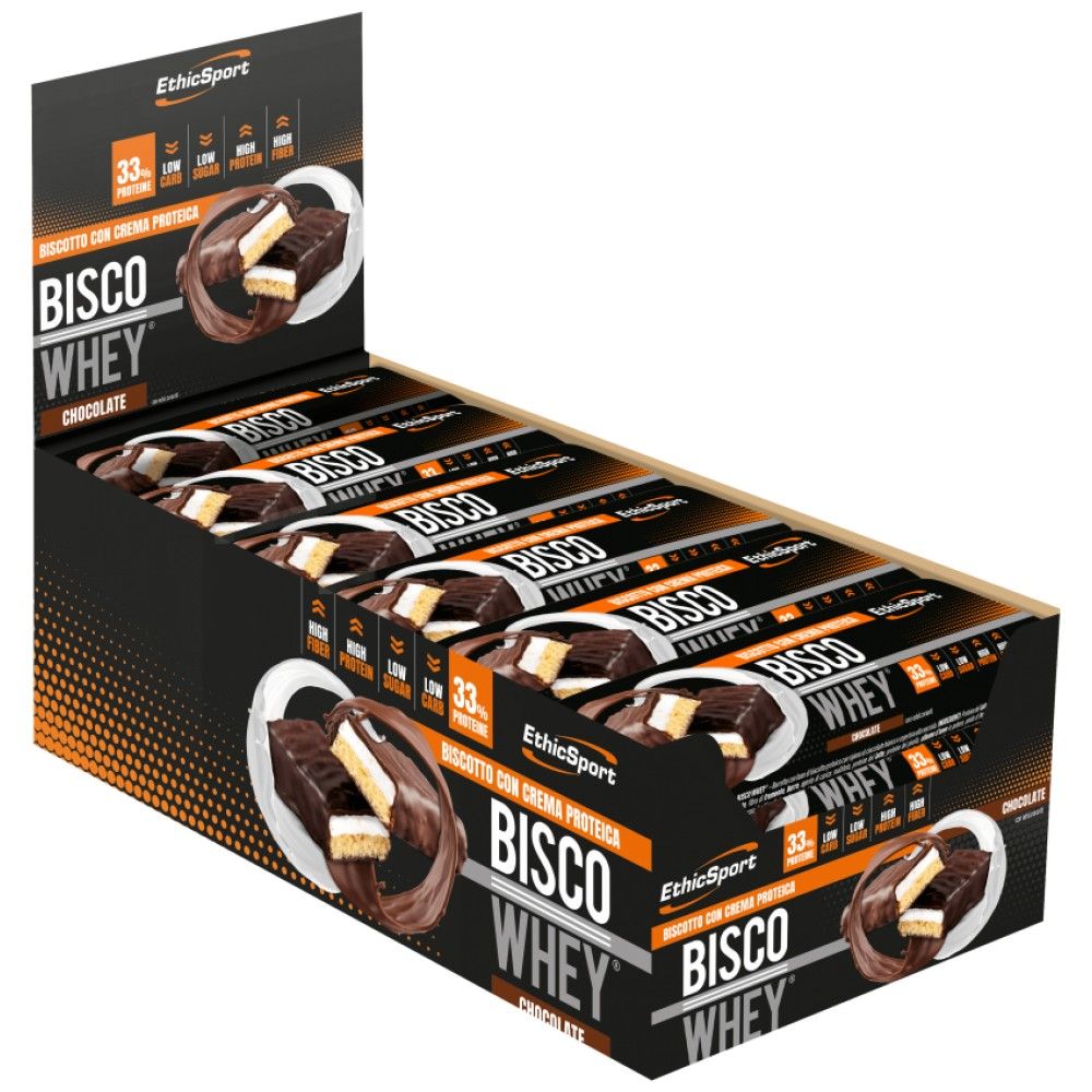 BISCO WHEY Baton cu conținut ridicat de proteine - 24 x 40 grame