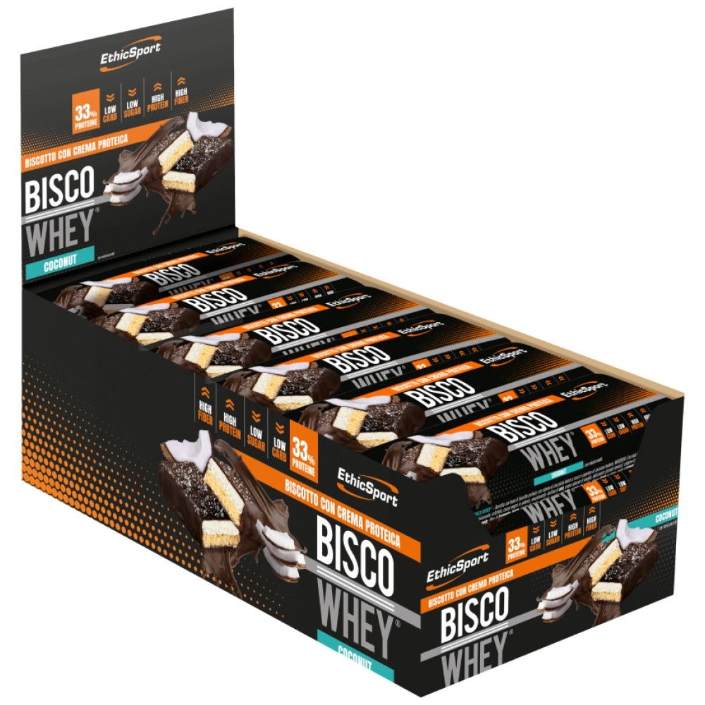 BISCO WHEY Baton cu conținut ridicat de proteine - 24 x 40 grame