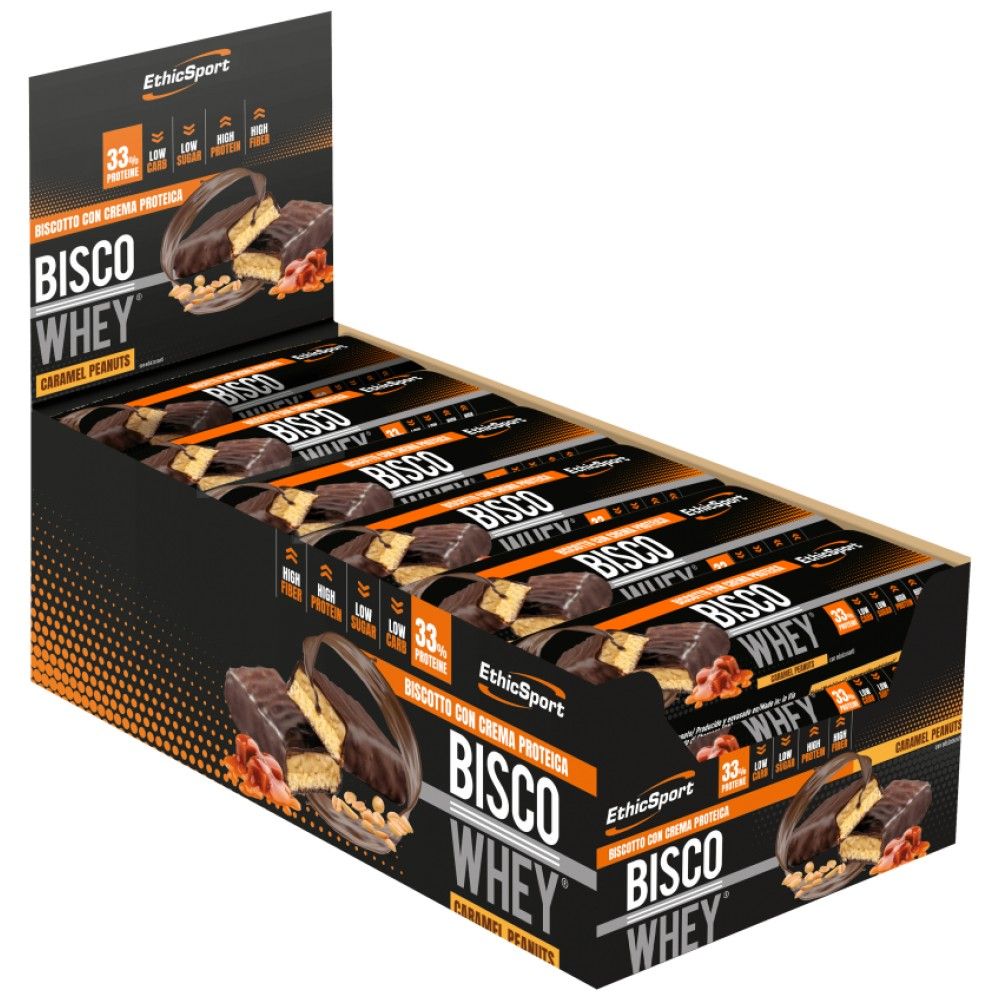 BISCO WHEY Baton cu conținut ridicat de proteine - 24 x 40 grame