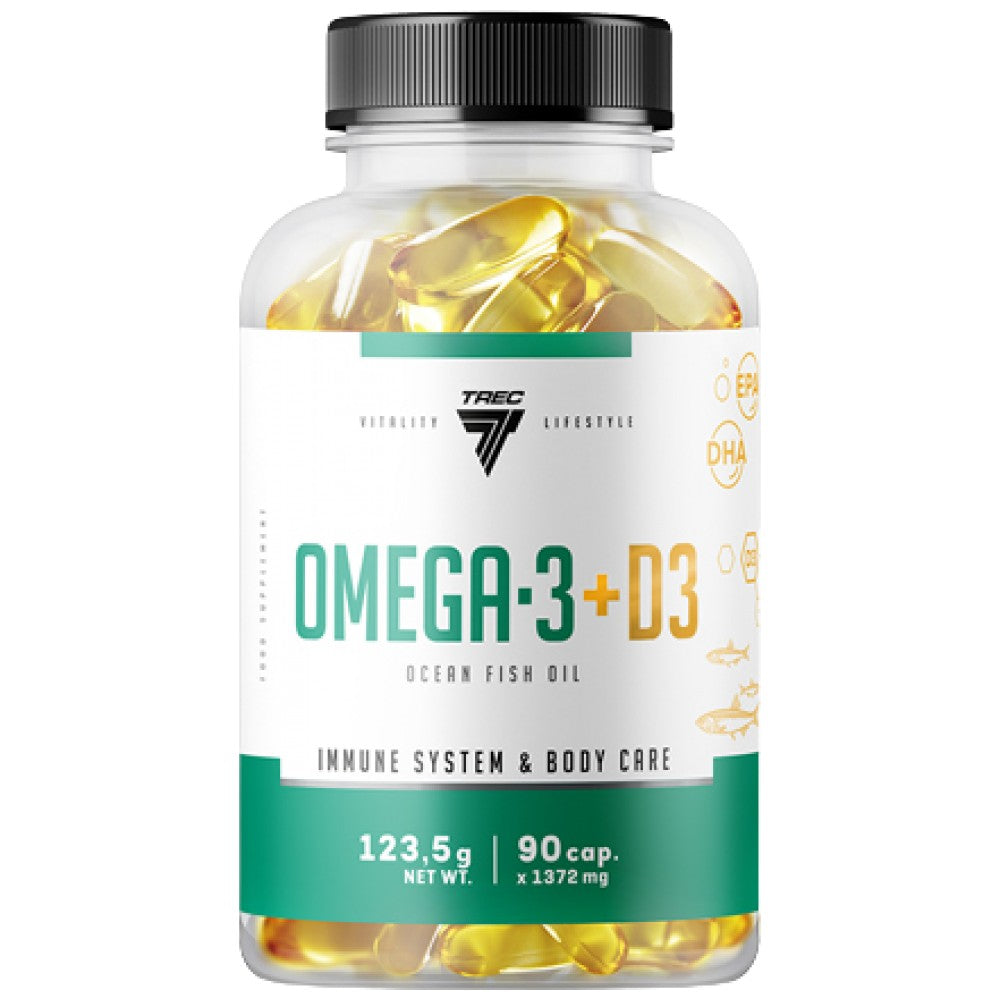 Omega-3 + D3 90 capsule de gel