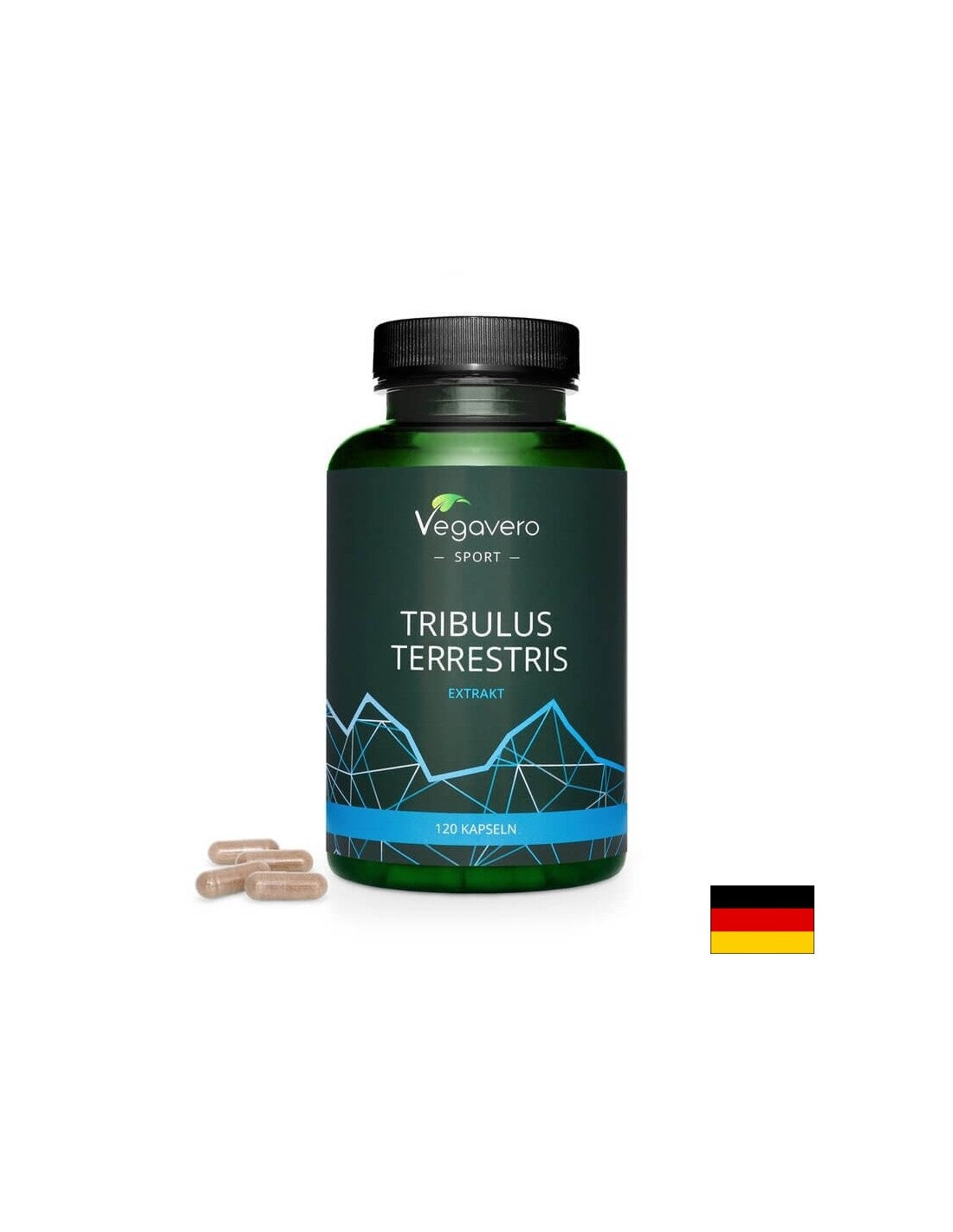 Tribulus Terrestris/ Tribulus Terrestris (Dinții bunicii), 120 capsule, 100% Vegan Vegavero