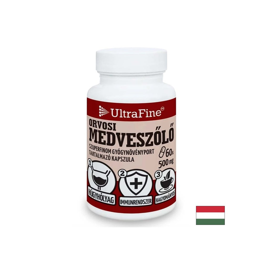 Sănătate urinară - Arbuștiș (frunze), 500 mg x 60 capsule