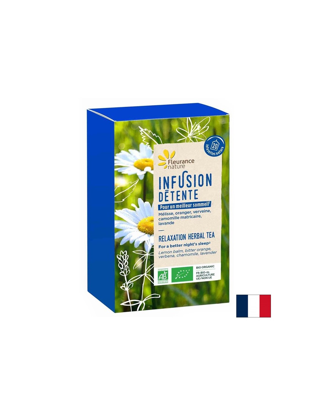 Ceai calmant pentru sistemul nervos, BIO, 20 pliculețe filtrante