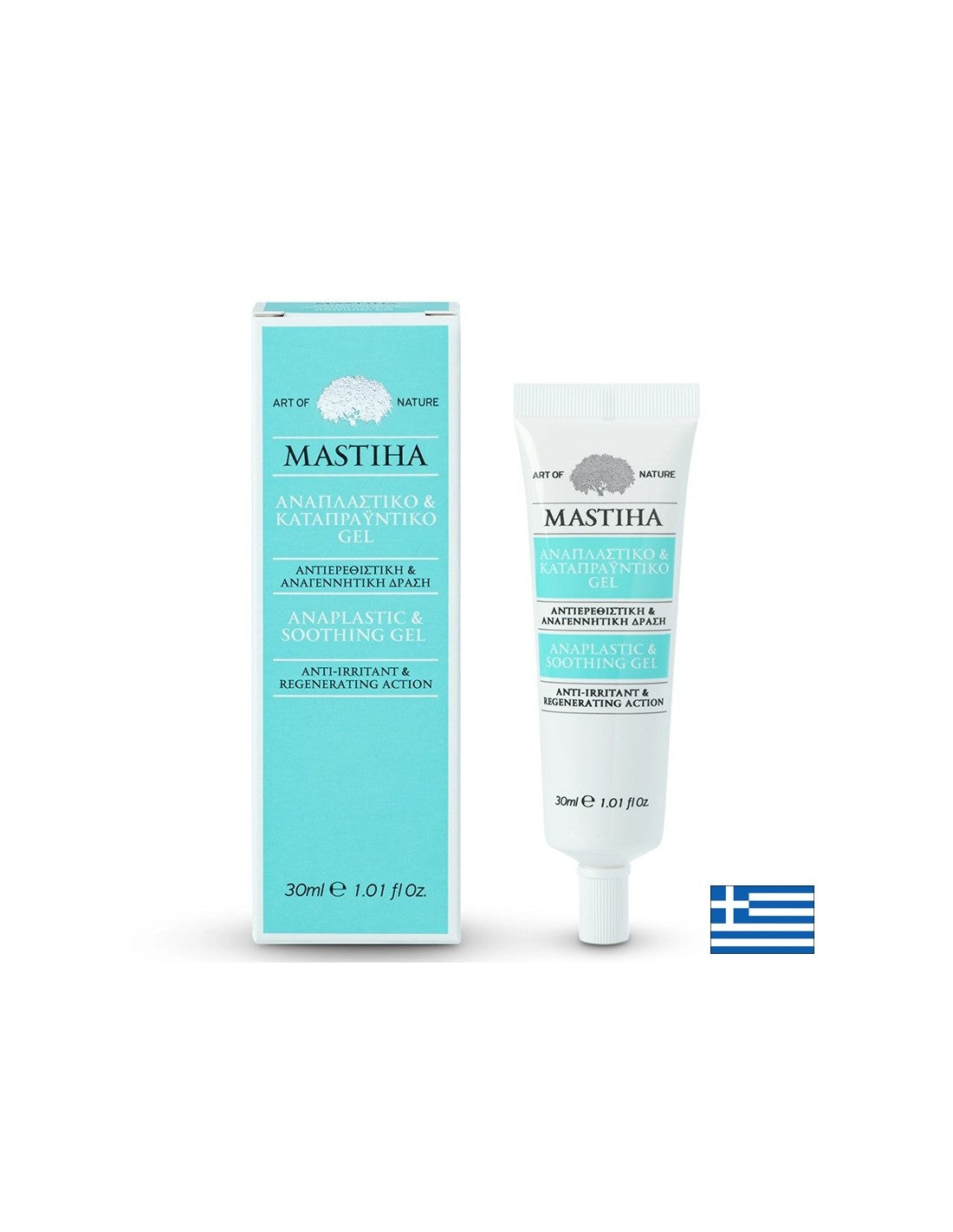 Gel revigorant si calmant cu Mastiha pentru ten uscat si iritat, 30 ml Mastiha