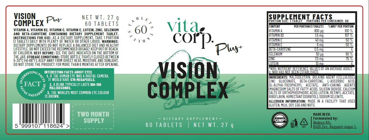 Vision Complex | Formula pentru sănătatea ochilor - 60 de tablete