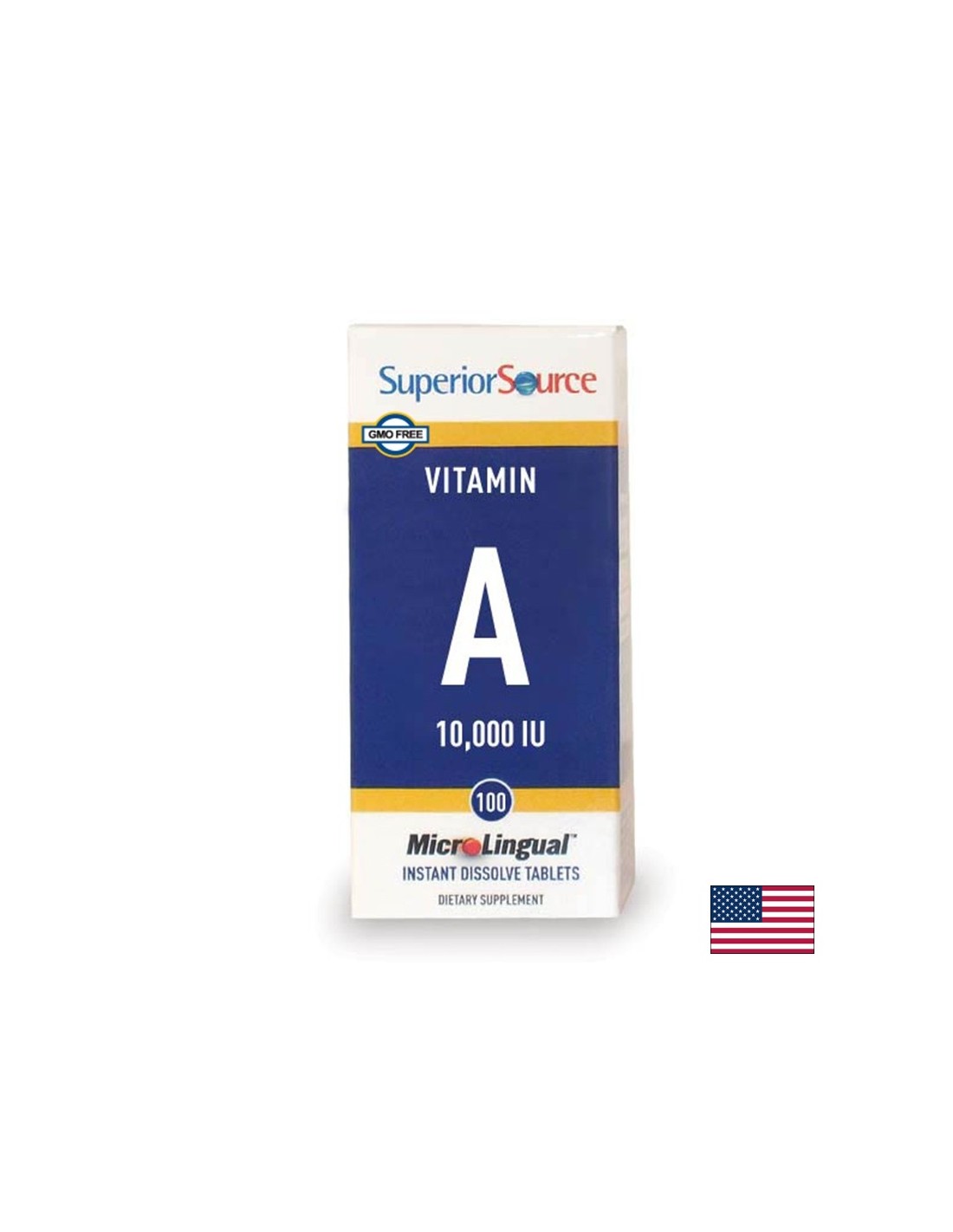 Vitamin A, 3000 mg x 100 sublingual tablets Superior Source - Nutra Best Europe