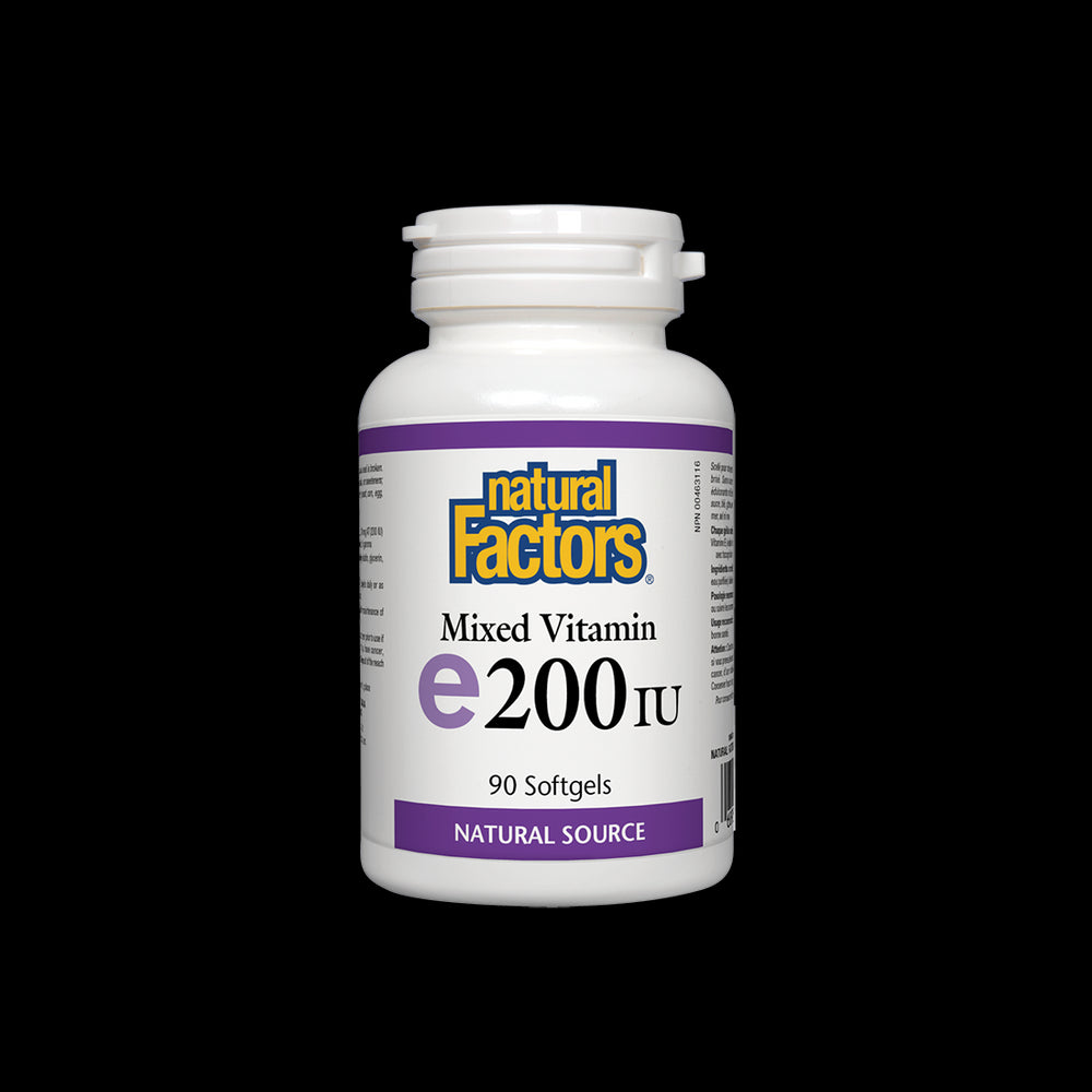 Vitamina E 200 UI Tocoferol Sursă Naturală - 90 capsule