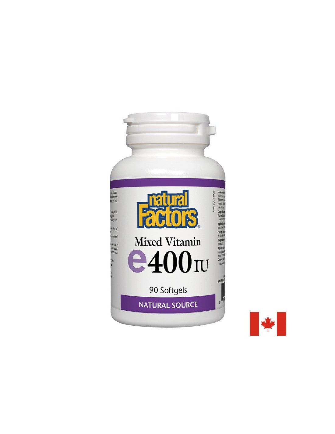 Vitamina E 400 UI · Sursa naturala 268 mg - 90 capsule de gel