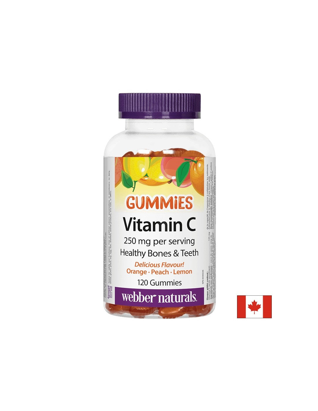 Gummies cu vitamina C - Gummii cu vitamina C 125 mg, 120 tablete de jeleu