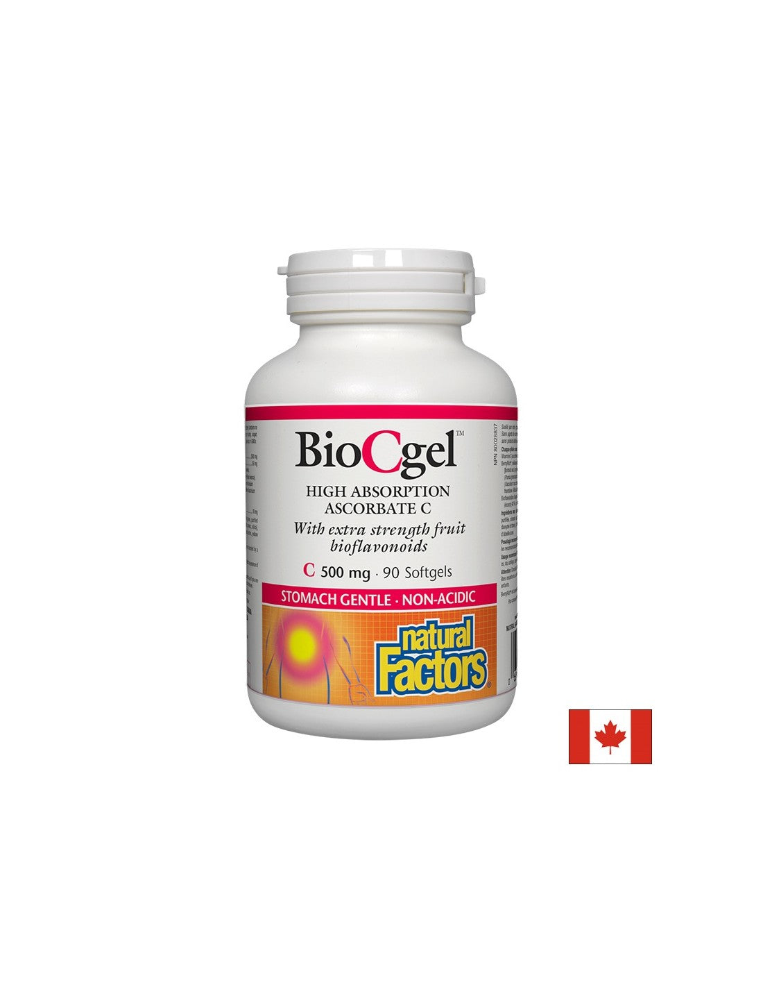 BioCgel Ascorbat de înaltă absorbție Vitamina C 500 mg - 90 capsule de gel