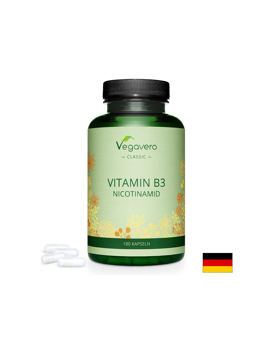 Vitamina B3 (Nicotinamida) - Vitamina B3 Nicotinamid, 180 capsule