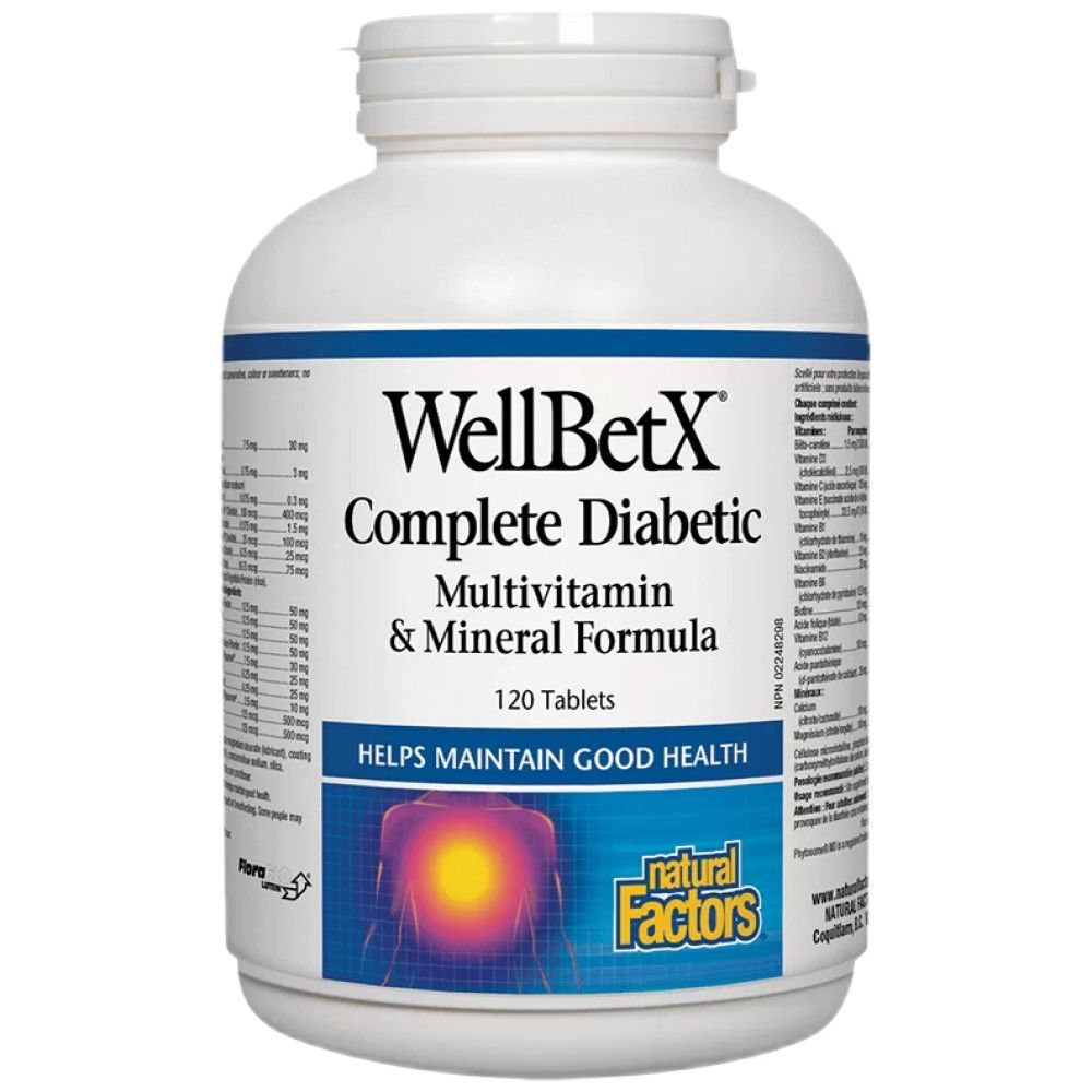 WellBetX® Complete Diabetic - 120 tablete