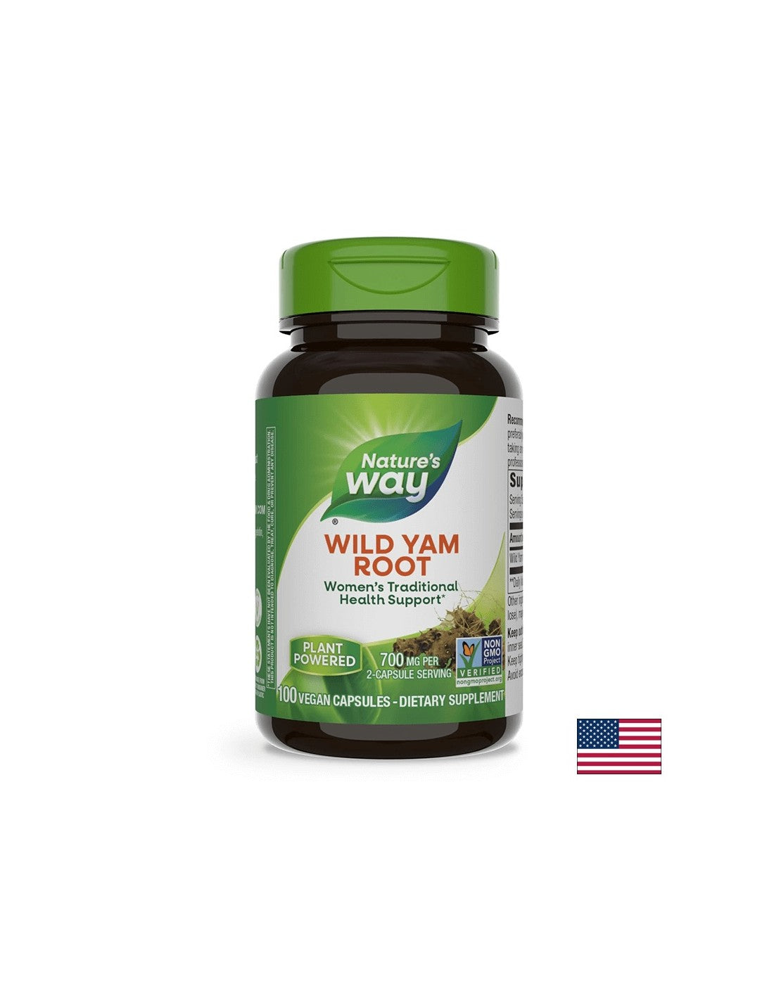 Wild Yam Root 425 mg - 100 capsule