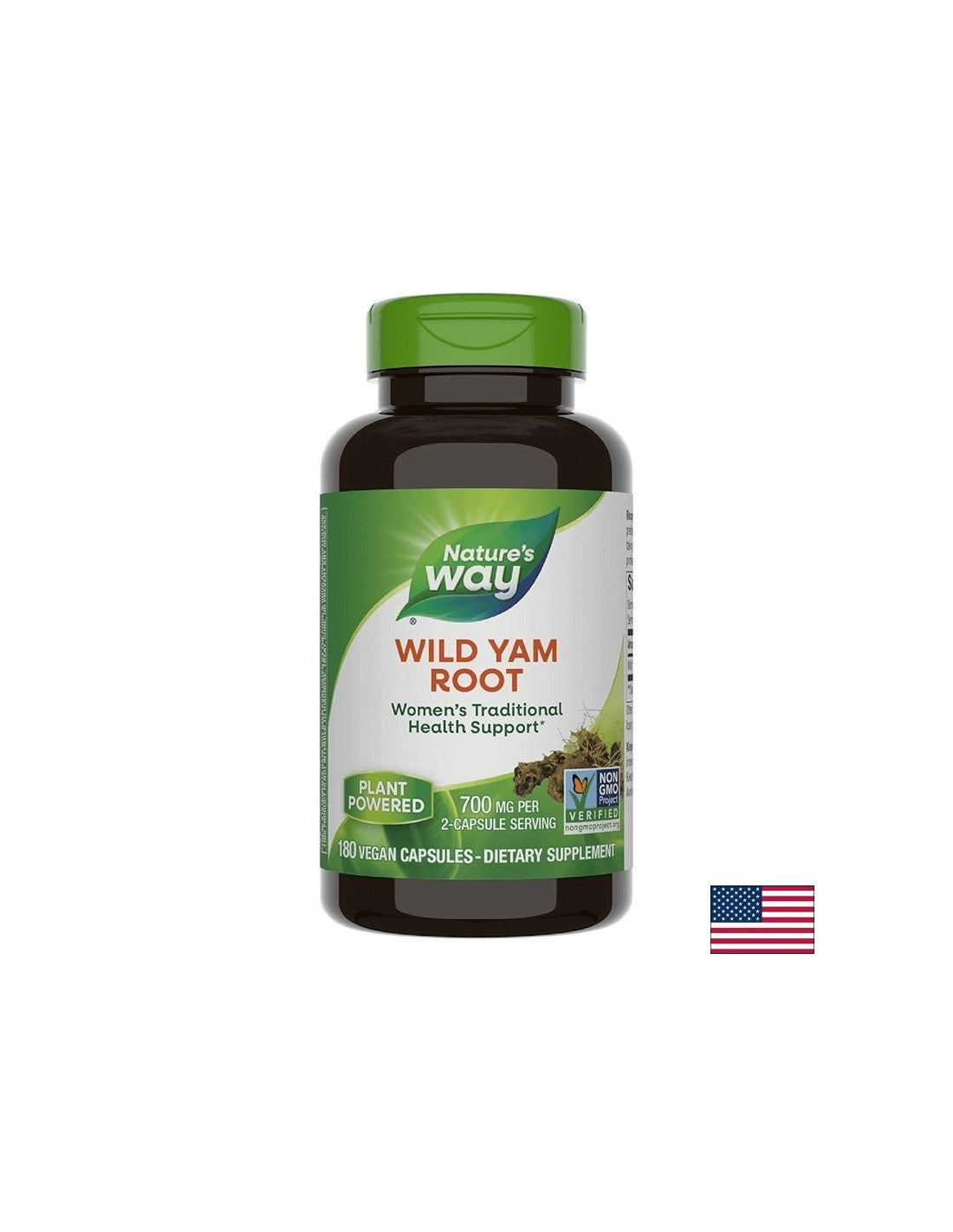 Wild Yam Root 425 mg - 180 capsules - Nutra Best Europe
