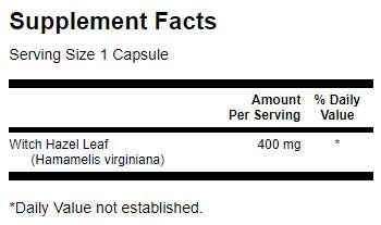 Full Spectrum Witch Hazel 60 capsule